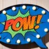 Comic Style Wall Sign - Speech Bubble POW! 2 Comic Style Wall Sign - Speech Bubble POW! -Philips Shop 7 7 6 7616040