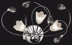 Firstlight 8056CH Rosa Chrome Crystal 3 Light Wall Fitting