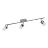 Pecan 3 Light Spot Bar Chrome Ceiling Light Fitting -Philips Shop 8 8 2 8207ch