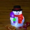 NOMA Battery Operated 20cm Acrylic Snowman -Philips Shop 9 9 9 9916003a