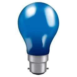 Crompton 60W 240VBC B22d Blue Coloured GLS Light Bulb