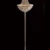 Diyas IL32104 Alexandra French Gold/Crystal Floor 8 Light Floor Lamp