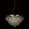 Diyas IL30015 Atla Polished Chrome / Crystal 8 Light Flush Pendant Light -Philips Shop a a t atla il30015