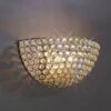 Diyas IL30758 Ava French Gold/Crystal 2 Light Circular Wall Lamp -Philips Shop a a v ava il30758