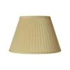 Interiors 1900 Rochamp Alexandra 12in Honey Oval Empire Pleat Silk Shade -Philips Shop a r artboard 1 ovalx12hon