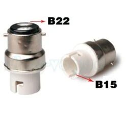 B22 To B15 Lamp Holder Adapter