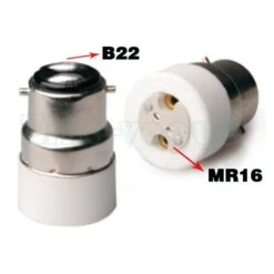 B22 To MR16 Lamp Holder Adapter