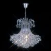 Diyas IL30017 Bask Polished Chrome / Crystal 6 Light Round Pendant Light -Philips Shop b b a bask il30017