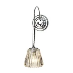 Elstead BATH/DEMELZA PC Demelza Polished Chrome 1 Light Wall Light