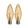 BELL 01371 40W 240V BC/B22 Flambelle Gold Twin Pack Candle Lamps 2 BELL 01371 40W 240V BC/B22 Flambelle Gold Twin Pack Candle Lamps -Philips Shop b b e bell 01371 gold flambelle 40w bc twin pack 1