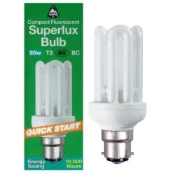 Bell 04988 20w BC B22 Superlux Quick Start Bulb