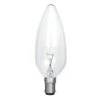 BELL 40W SBC B15 45mm Large Plain Clear Candle Light Bulb 2 BELL 40W SBC B15 45mm Large Plain Clear Candle Light Bulb -Philips Shop b b e bell 00920 40w b15 large candle clear
