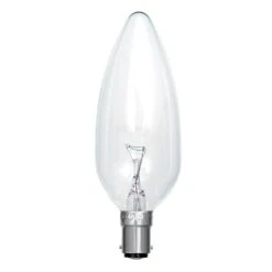 BELL 40W SBC B15 45mm Large Plain Clear Candle Light Bulb