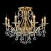 Diyas IL30218 Bianco French Gold 8 Light Ceiling Light