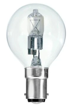 BELL 05227 42W = 55W 240V SBC B15 Halogen Energy Saver Clear Golf Ball Round