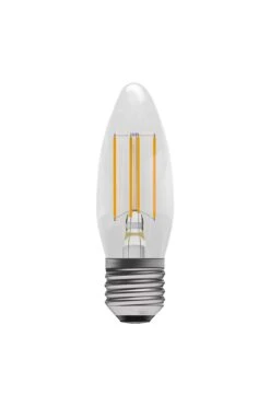 BELL 05308 4W LED Filament Clear Candle Dimmable - ES E27, 2700K