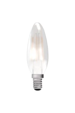 BELL 05315 4W LED Filament Satin Candle Dimmable - SES, 2700K