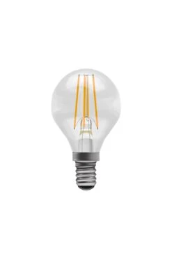 BELL 05317 4W LED Filament Clear Round Dimmable- SES, 2700K