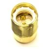 Continental Lampholder 10mm ES Brassed Threaded Skirt -Philips Shop c c 3 c30.05170