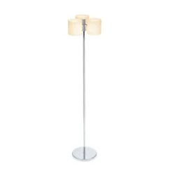 Firstlight 3330CH Alto 3 Light Chrome / Opal Glass Floor Lamp