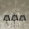 Interiors 1900 UL1PNSHB-UL1P3N New Classics Oksana Nickel 3Lt Pendant & Black Shades -Philips Shop c c 6 c6 63505