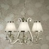 Interiors 1900 UL1PNSHW-UL1P3N New Classics Oksana Nickel 3Lt Pendant & White Shades -Philips Shop c c 6 c6 63514