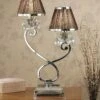 Interiors 1900 UL1TNSHC-UL1T2N New Classics Oksana Nickel Twin Table Lamp & Chocolate Shades 1 Interiors 1900 UL1TNSHC-UL1T2N New Classics Oksana Nickel Twin Table Lamp & Chocolate Shades -Philips Shop c c 6 c6 63527