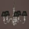Interiors 1900 CA1BSHN-LX124P5N New Classics Polina Nickel 5Lt Pendant & Black Shades 2 Interiors 1900 CA1BSHN-LX124P5N New Classics Polina Nickel 5Lt Pendant & Black Shades -Philips Shop c c 6 c6 63582