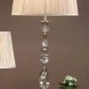 Interiors 1900 LX123SHW-LX124BS New Classics Polina Nickel Large Table Lamp & Beige Shade -Philips Shop c c 6 c6 63591