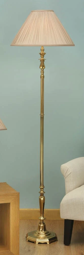 Interiors 1900 MAT20OYS-ABY76AB Rochamp Asquith Floor Lamp & Beige Shade 3 Interiors 1900 MAT20OYS-ABY76AB Rochamp Asquith Floor Lamp & Beige Shade