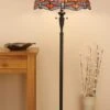 Interiors 1900 T077SH50-DK1F Tiffany Dragonfly Flame Floor Lamp 1 Interiors 1900 T077SH50-DK1F Tiffany Dragonfly Flame Floor Lamp -Philips Shop c c 6 c6 64070