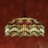 Interiors 1900 TG67SHL-SU02/3 Tiffany Vesta Medium 3Lt Pendant -Philips Shop c c 6 c6 64375