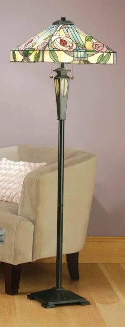 Interiors 1900 TG106SHL-FB20 Tiffany Willow Floor Lamp