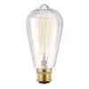 Calex 40w Clear Rustic Vintage Style Squirrel Cage ST64 BC B22 Light Bulb 1 Calex 40w Clear Rustic Vintage Style Squirrel Cage ST64 BC B22 Light Bulb -Philips Shop c c a calex 40w squirell cage st64 clear b22