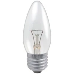 Osram 25W ES/E27 240V Dimmable Clear 35mm Candle Light Bulb