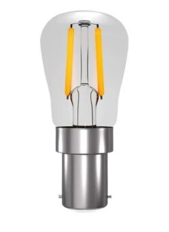 2W LED CRI90 FILAMENT PYGMY - SBC/B15, CLEAR, 2200K