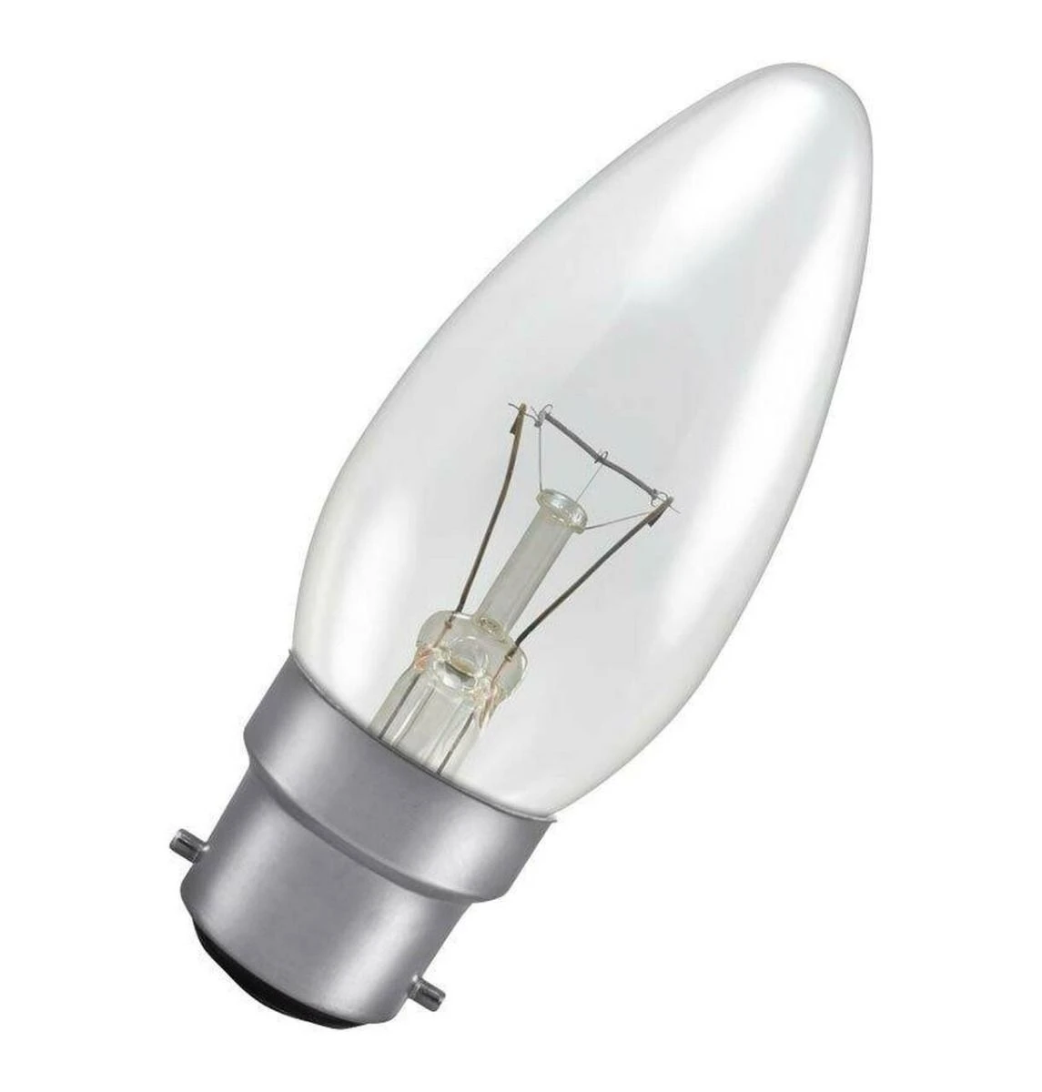 Crompton 240V BC-B22d 25W 35mm Candle Clear Light Bulb 3 Crompton 240V BC-B22d 25W 35mm Candle Clear Light Bulb