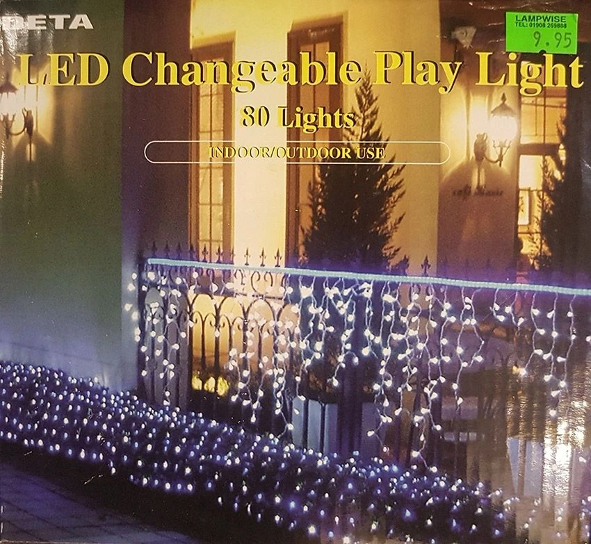 Indoor/Outdoor 80 LED Changeable Play Light Hanging Icicle Lights 3 Indoor/Outdoor 80 LED Changeable Play Light Hanging Icicle Lights