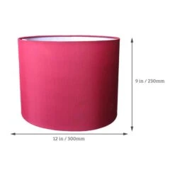 Interiors 1900 Rochamp Windsor 12in Oval Drum Wine (Red) Silk Shade -Philips Shop d d i dimensions win12win