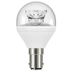 Venture LED 5.9W=40W 240V SBC B15 Cool White Round 45mm Clear Light Bulb