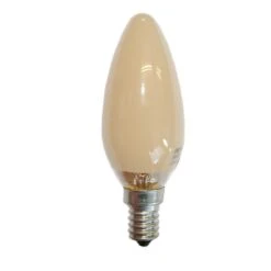 40W 230V E14 Candle Bulb Softone Terracotta Cappuccino Colour