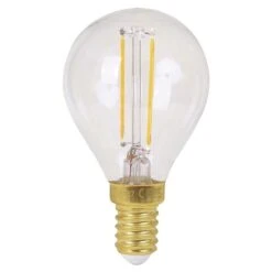 Round Golf Ball 45mm LED Filament Lamp 4W SES/E14 Warm White By Girard Sudron 28646