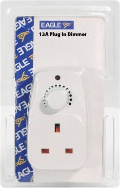 Eagle 13A Plug In Dimmer Wall Socket UK 3-pin -Philips Shop e e 3 e304ca in1