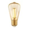 Eglo 11553 3.5W ES/E27 ST64 LED Retro Filament Lamp, Amber Extra Warm White 2200K 2 Eglo 11553 3.5W ES/E27 ST64 LED Retro Filament Lamp, Amber Extra Warm White 2200K -Philips Shop e e g egl 11553