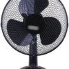 Prem-I-Air 12" (30 Cm) Black Oscillating Desktop Fan