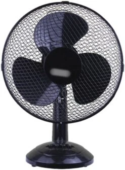 Prem-I-Air 12" (30 Cm) Black Oscillating Desktop Fan