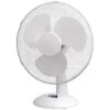 16" / 40 Cm White Desktop Fan With 3 Speed Settings Oscillating
