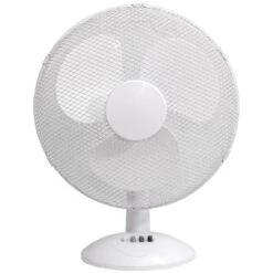 16" / 40 Cm White Desktop Fan With 3 Speed Settings Oscillating -Philips Shop e e h eh1798 in2