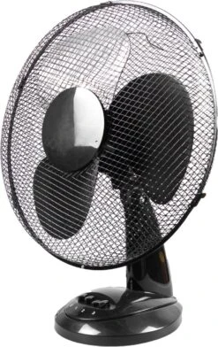 16" / 40 Cm Black Desktop Fan With 3 Speed Settings Oscillating -Philips Shop e e h eh1798blk in4 1