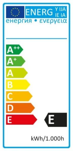 40W 240V ES E27 Reflector R63 Yellow Spot Lamp, Dimmable -Philips Shop e e n energylabel e 3